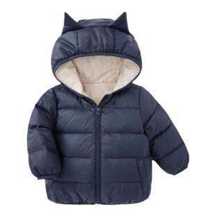 儿童宝宝羽绒服2025新款男童轻薄羽绒服女童冬装保暖外套小童上衣