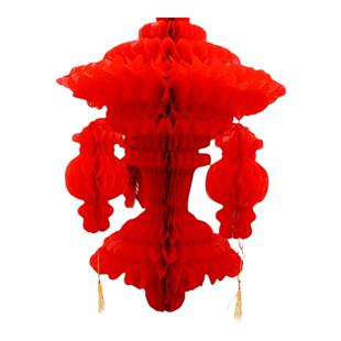 端午节玉兰灯笼五月节塑纸葫芦大红灯笼节日装饰防水布景福禄灯笼