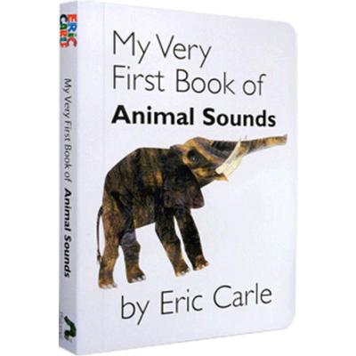 进口英文原版绘本My Very First Book of Animal Sounds我的第1本动物叫声书 Eric Carle纸板书幼儿启蒙认知亲子读物边学边玩