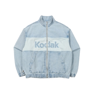 【低至85折】KODAK柯达男女同款夹克立领水洗短外套
