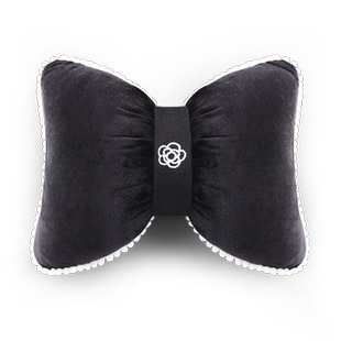 汽车头枕车载靠枕护颈枕腰靠车用座椅颈枕靠垫女生山茶花可爱内饰