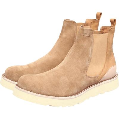 固特异手工制作真皮秋冬切尔西靴