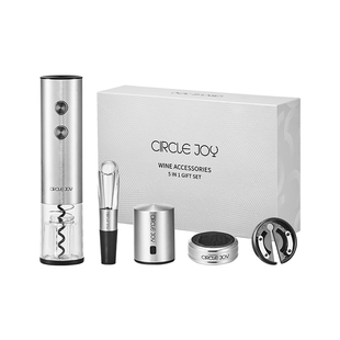 圆乐电动红酒开瓶器家用充电款开酒器全自动酒瓶起子不锈钢启瓶器