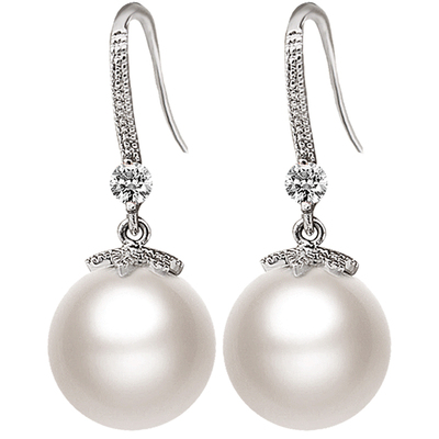 珍珠耳环纯银耳饰女新款爆款