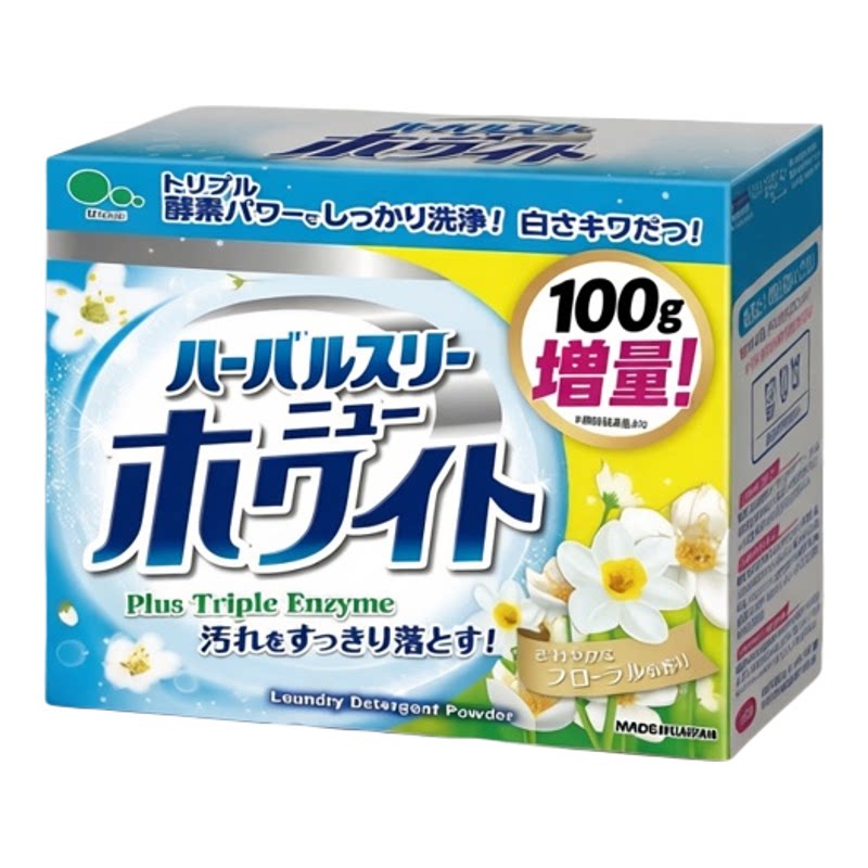 Mitsuei 进口日本强力酵素洁白洗衣粉900g花香有效分解顽强污渍版