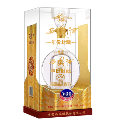 西凤酒52度年份封藏V30凤香白酒