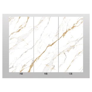 亮光面岩板沙发背景墙1200x2700x9mm现代简约轻奢客厅连纹大板