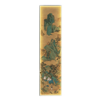 宋氏美学装饰画竖长条氛围山水画