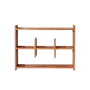 杯子台面收纳置物架实木咖啡角吧台茶杯架分层置物架桌面收纳架子