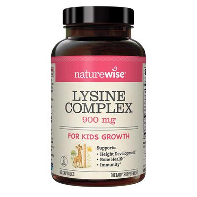 Naturewise赖氨酸钙铁镁锌