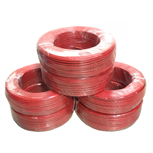 1.2mm红色扎线铁芯电信联通移动电缆扎线 通信光缆镀锌铁丝红扎线