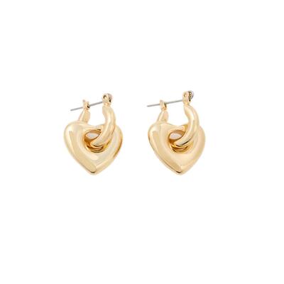 MOUSSY 2026春季新品精致爱心吊坠环扣耳饰耳钉010ISA56-6551