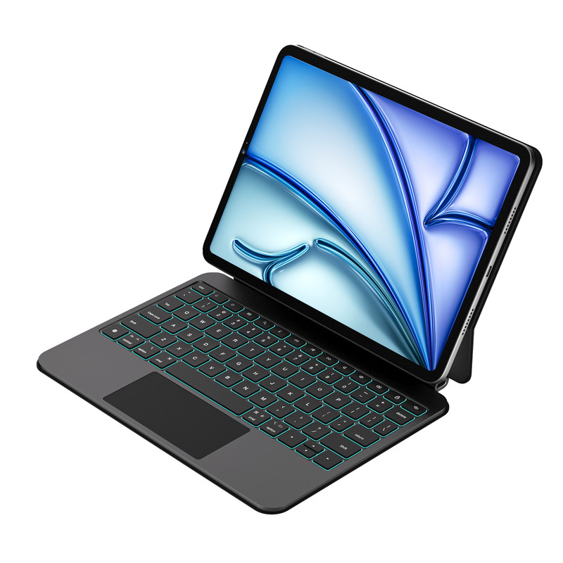 适用苹果触点ipad6/7/8妙控键盘25新款iPadProM4触点连接pro11/12.9磁吸悬浮13专用M3智能触控
