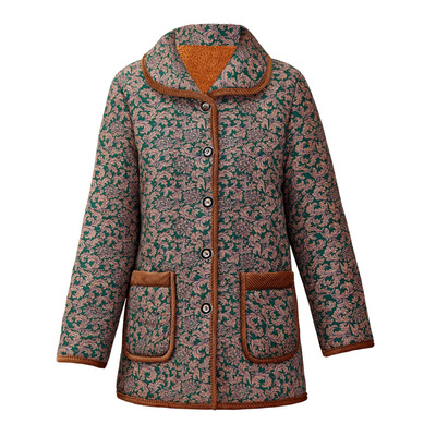 棉短款复古修身加绒棉衣运费险