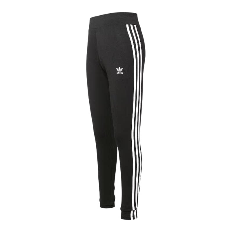 adidas三叶草女紧身训练打底裤