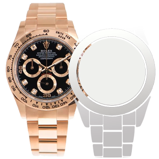 贴坏包赔】适用于劳力士M116505玫瑰金迪通拿贝嫂126505手表钢化膜表扣贴膜后膜保护膜表膜侧面表耳表圈定制