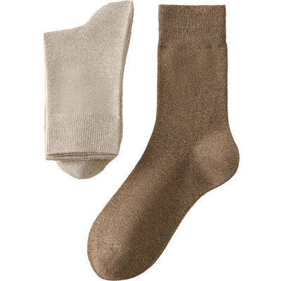 【加长筒22cm】纯棉秋冬女中筒袜