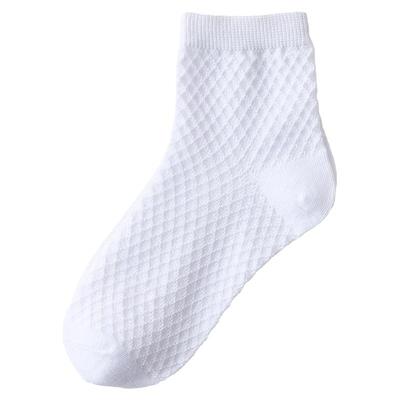 圣恩贝学生袜子中筒网眼袜春夏