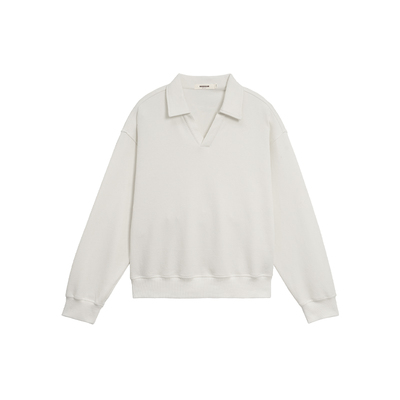 BODYDREAM智性通勤海鸥领卫衣男士POLO衫短宽松比例修饰长袖上衣