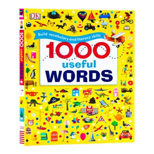 DK 1000词进口英文原版正版常用英语1000词 1000 Useful Words 儿童英语启蒙插图图解字典词典 单词词汇量积累读写能力提升 精装
