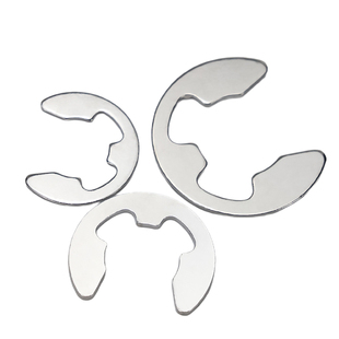 304不锈钢开口挡圈C型E型卡簧GB896开口卡扣M3M4M5M6M8M10M12M15