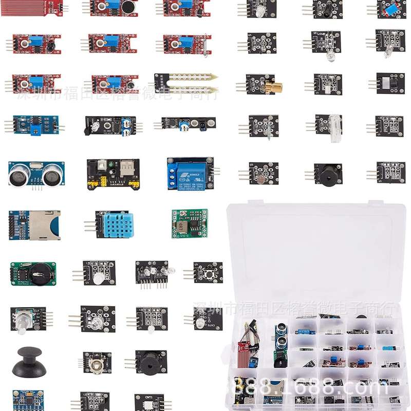 37种传感器套件 45种传感器模块 传感器 45款机器人套件智能小车