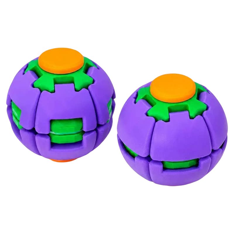3D打印按压旋转指尖小陀螺