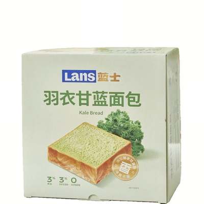 蓝士早餐蔬菜面包30克*20袋整箱