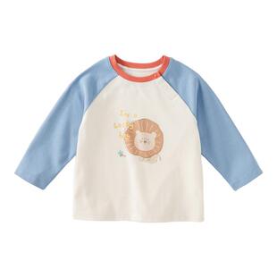 【轻松衣】戴维贝拉儿童T恤2026春装新款女童衣服长袖纯棉男童