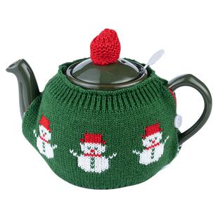 London Pottery 茶壶咖啡壶精致壶衣套毛衣套手工针织衣套/不含壶