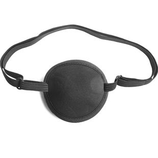 弱视眼罩单眼成人儿童独眼罩全遮盖矫正斜视遮光海盗单眼罩