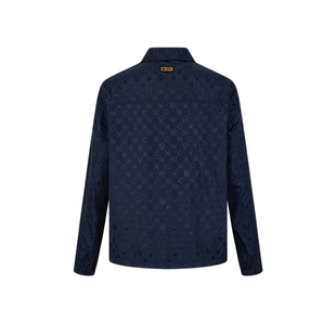 CNC男装奥莱春夏男款工装翻领夹克2025长袖轻奢小众衬衫领上外套