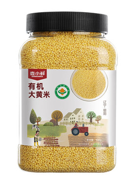 壶小鲜东北有机大黄米900克*1罐