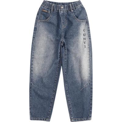 纯一良品柔韧亲肤复古潮酷牛仔裤