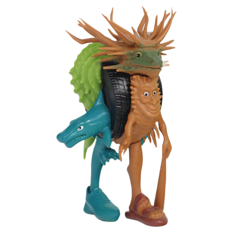 龙王融合怪缝合怪外国AI山海经玩具手办怪物融合版公仔可拆卸拼装