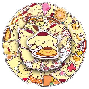 100张布丁狗贴纸三丽鸥可爱小狗卡通创意小图案装饰贴画手机壳平板滑板行李箱电脑头盔电动车摩托车防水贴纸