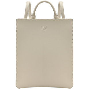 小众设计感真皮双肩包女士高级感通勤电脑背包女2025新款学生书包