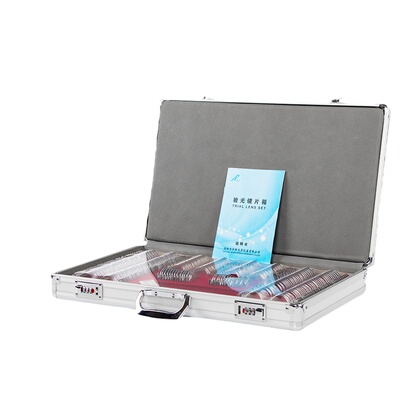 华辉验光镜片箱金属圈大孔径