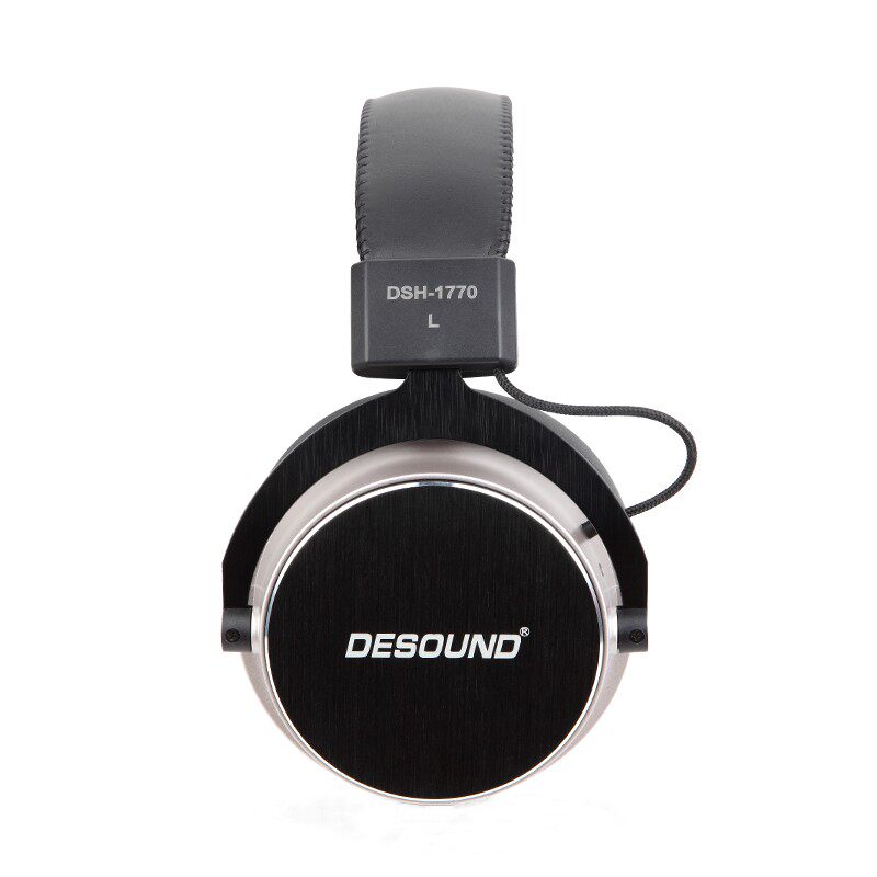 得声DSH-1770全封闭头戴式监听HiFi耳机录音师DJ音乐酒吧打碟专用