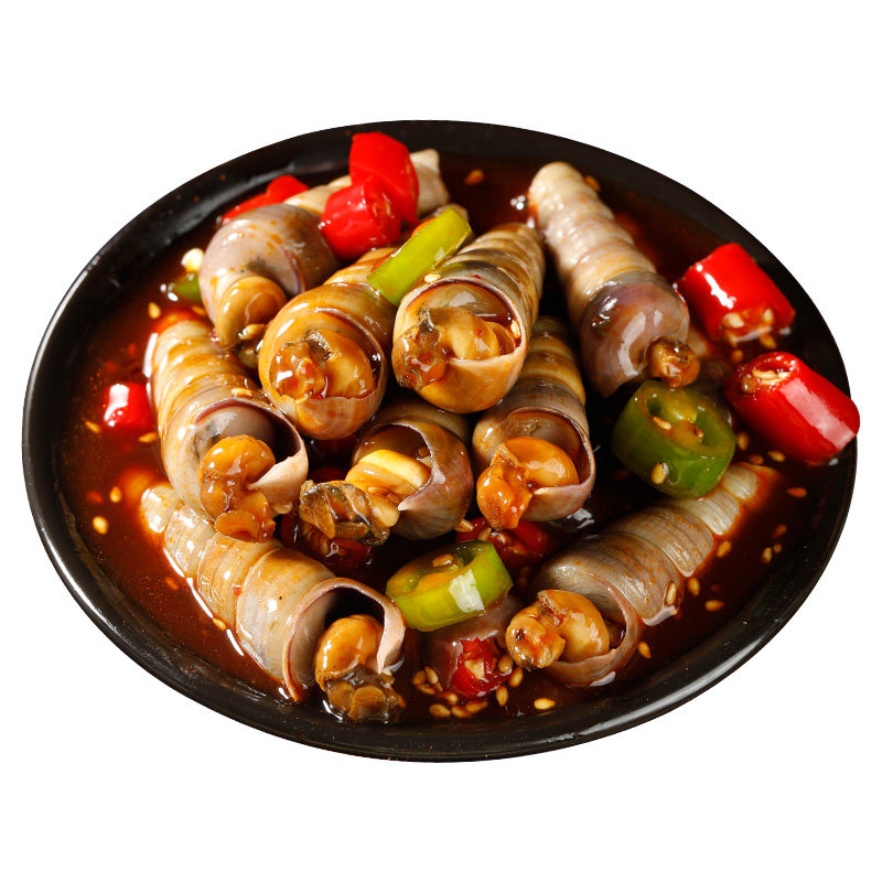 青岛麻辣钉螺去尾即食罐装熟食捞汁小海鲜海螺丝香辣海锥丁醉钉锥