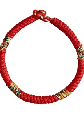 2025年本命年太岁红绳手链