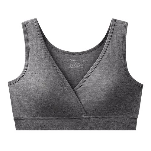 雅特茂天竹睡眠哺乳内衣孕期产后喂奶背心式前开孕妇内衣女