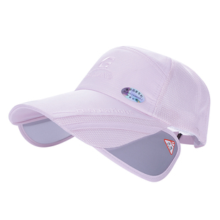 女士遮阳帽女春夏季2026可伸缩棒球帽夏男士钓鱼帽子大檐透气防晒