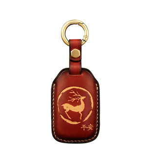 庄小云皮雕适用本田冠道奥德赛型格缤智思域HRV皓影雅阁CRV钥匙套