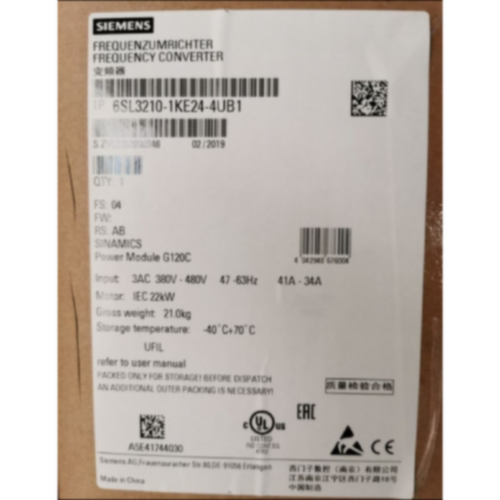 议价6SL3210-1KE24-4AB1西门子全新原装6SL32101KE244AB1 G120C变