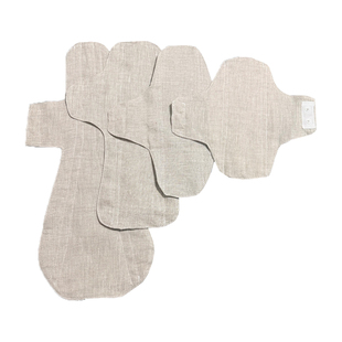 老式卫生巾100%纯汉麻月经带速干抗菌重复使用可水洗漏尿垫姨妈巾