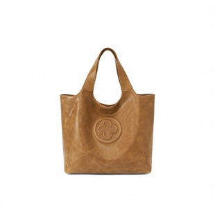 CASSILE卡思乐包包女2026新款植鞣真皮高级感托特包单肩水桶包潮