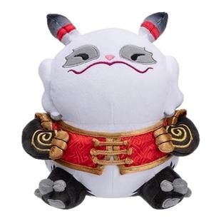 官方正版LOL英雄联盟新春胖达龙坐姿毛绒玩偶公仔模型摆件周边