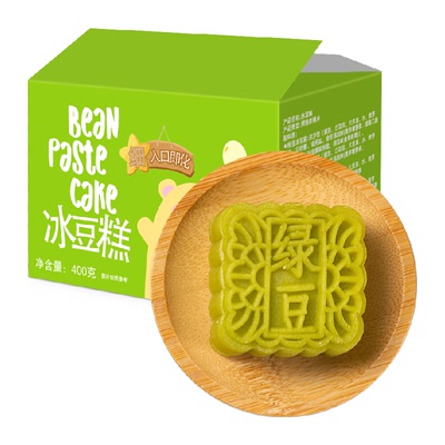 曼妮芙绿豆味冰豆糕甜而不腻