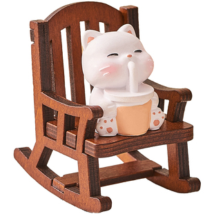 打工人工位解压治愈情绪稳定小摆件可爱办公室桌面生日礼物女装饰